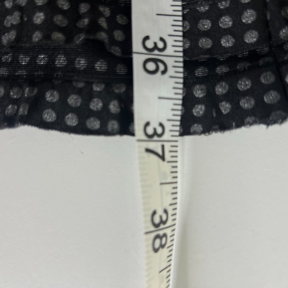 Nanette Lepore Dress‎ Sz 12 Fifi Ruffled Polka Dot Black Gray Shift Sheath - Picture 5 of 9